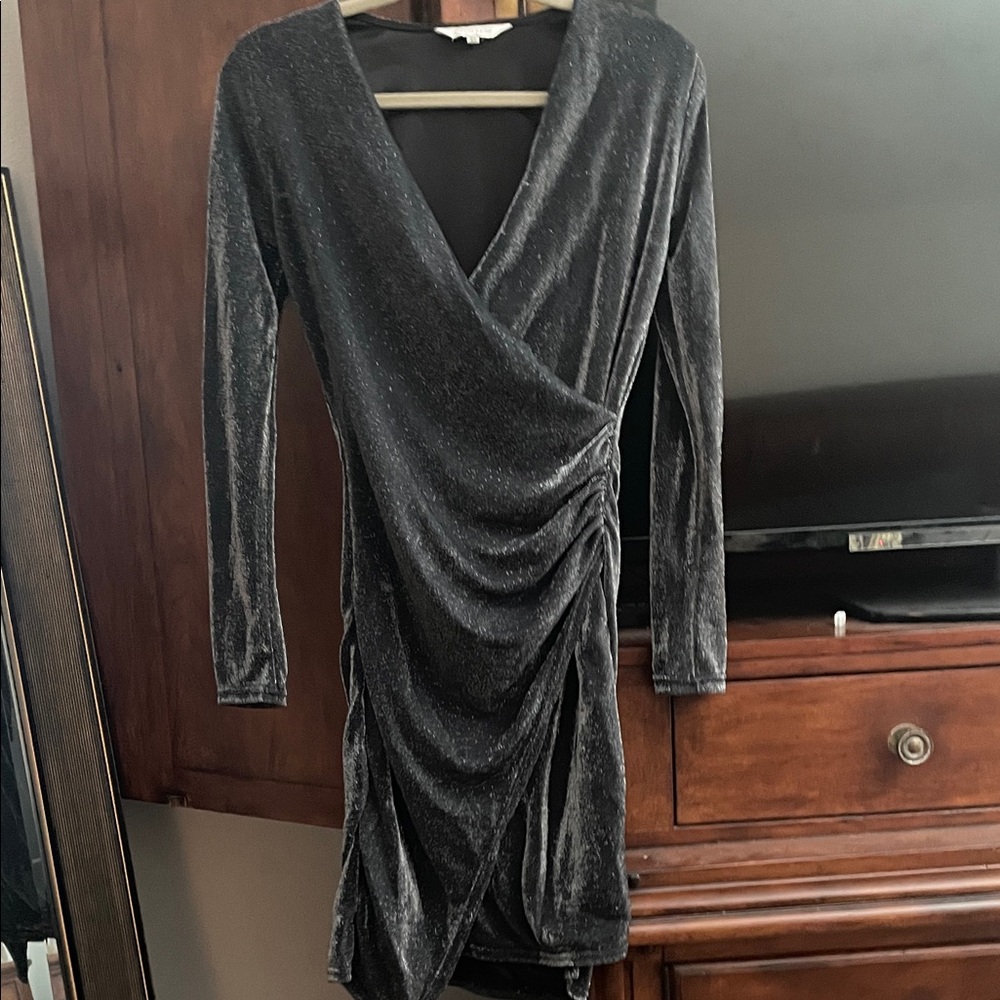 Amaryllis Shimmering Long Sleeve Dress